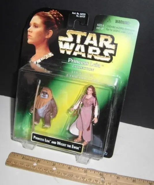 Star Wars Power of the Force - Princess Leia Collection & Ewok - 1997 Kenner