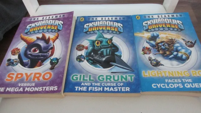 3 X Skylanders Universe Book x 3 by Onk Beakman (Paperback) 1-3