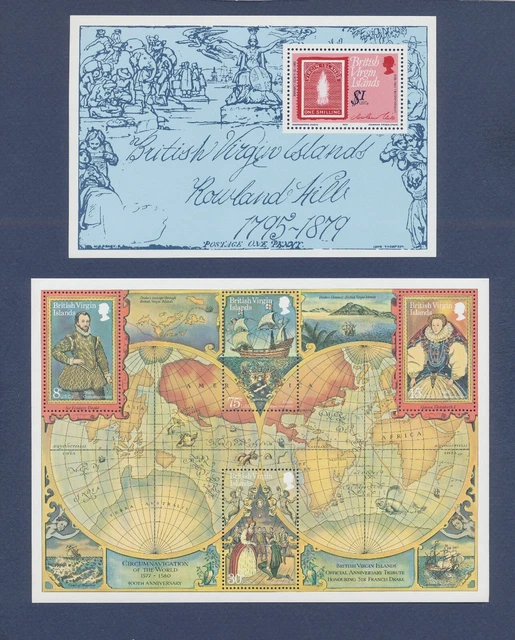 VIRGIN ISLANDS - Scott 363  394a -- MNH S/S -  1979-1980