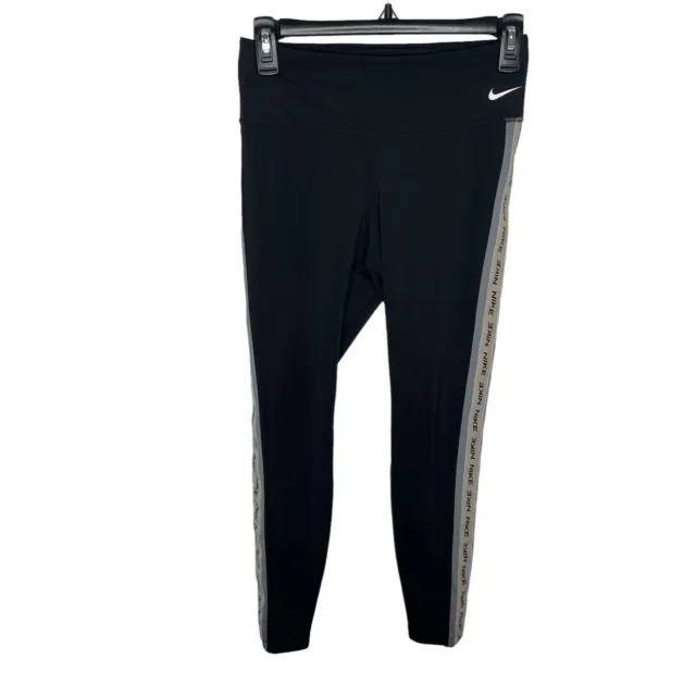 https://www.picclickimg.com/nxMAAOSwokhkf9bu/Nike-Leggings-Womens-Small-Black-Gray-Logo-Dri.webp
