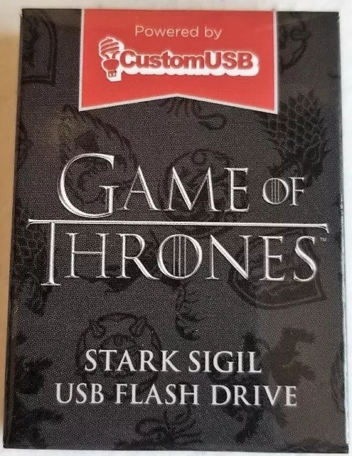 5 x Game of Thrones Stark Sigil 4gb USB thumb flash drive HBO Arya direwolf 2