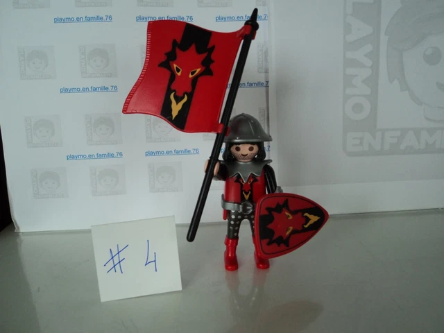 PLAYMOBIL PORTE PORTE dragon rouge verrou entrée château médiéval 3269