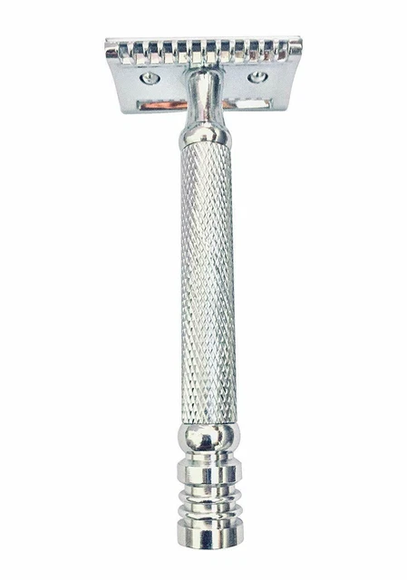 Romer-7 De Metal Silver Safety Razor Blade For Men aggressive und glatte Rasur