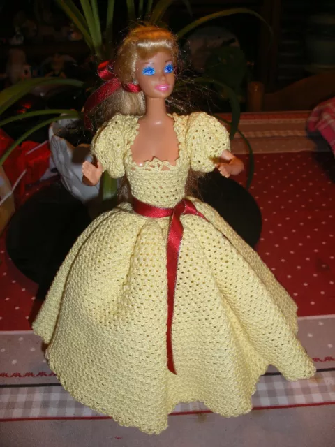 Robe princesse de rêve bal soirée mariage pour Barbie poupée mannequin  femme
