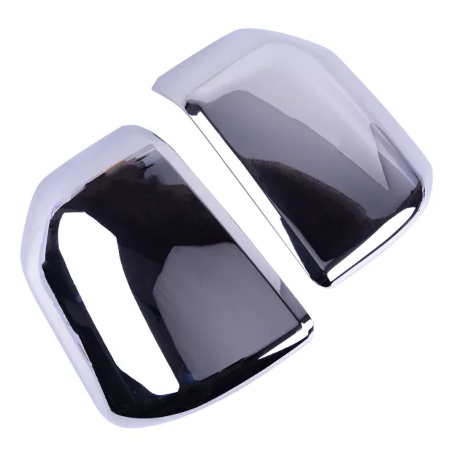 2pcs Chrome Side Rearview Mirror Cap Cover Trim Fit for Ford F-150 2015-2018