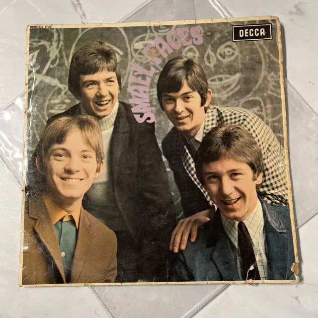 The Small Faces - Small Faces 1St Press 1966 Uk Decca Vinyl Mono Lk 4790 Vg