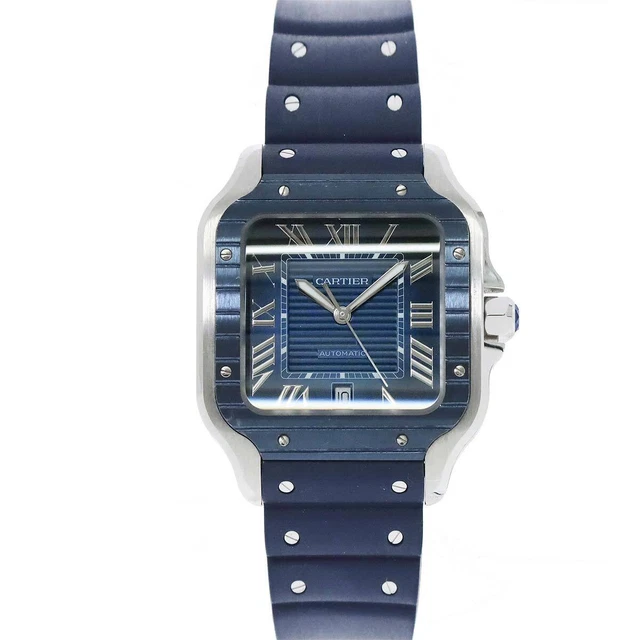 Cartier sales santos blu