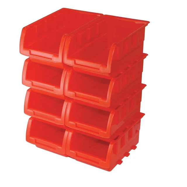 Silverline Impilare Scatole Set 8pce 165 x 105 x 75mm 250968