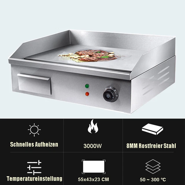 ELECTRIC GRILL PLATE Gastro Griddle Plate Frying Plate Electric Grill