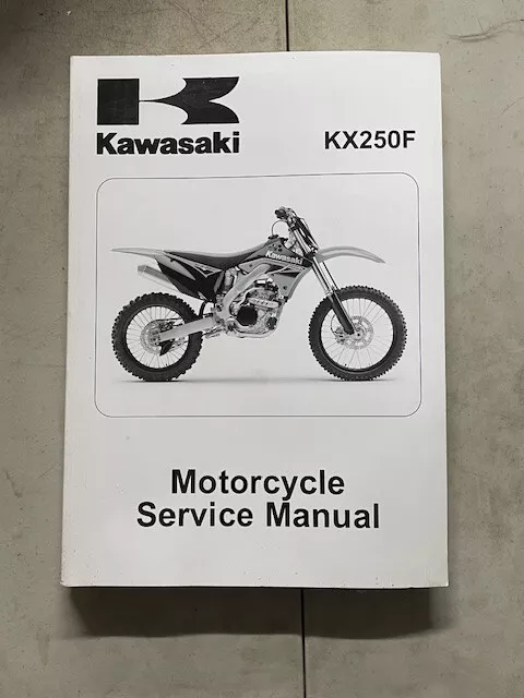 Sm280 Kawi Kx250F Motorcycle Service Manual 99924-1428-01