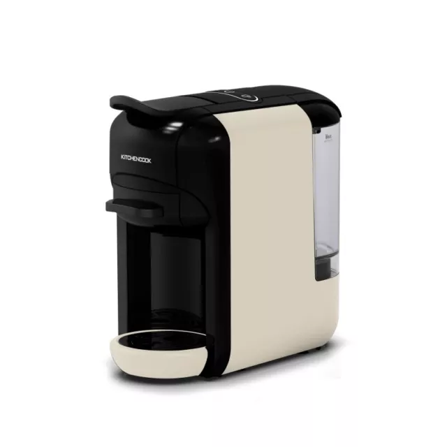 Machine à Expresso Multi Dosettes Et Café Moulu Beige Kitchencook