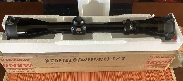Vintage Redfield WideField 3x-9x Rifle Scope Gloss Duplex 3x9x Wide View 13” Vintage Redfield WideField 3x-9x Rifle Scope Gloss Duplex 3x9x Wide View 13”