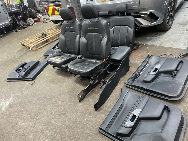 Full Set Luxury Faux Leather Seat Covers – Fits Ford Ranger 2019-2023 – 5 Seats – Black