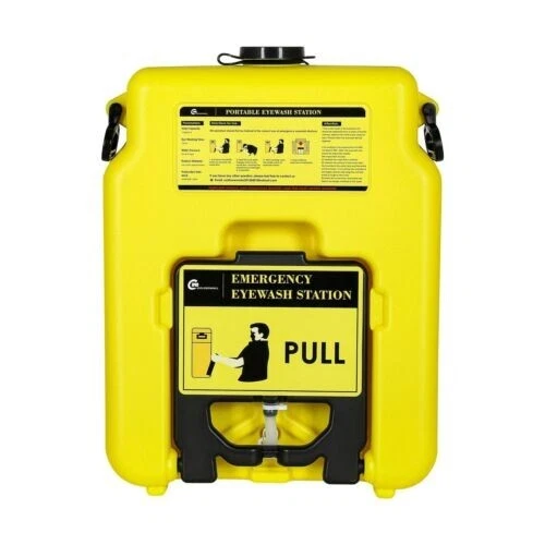 CGOLDENWALL EYE WASH Station Portable Emergency Eyewash Station Wall