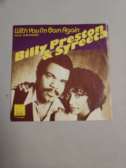 Billy Preston and Syreeta - With You I'm Born Again - Motown (45RPM 7”)(AA93)