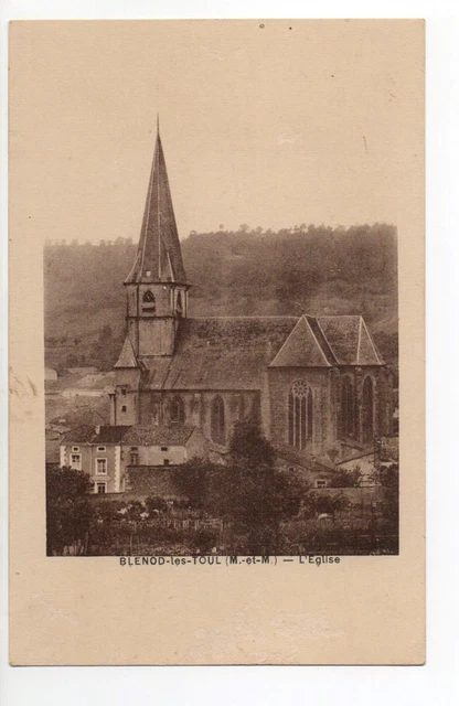 BLENOD LES TOUL Meurthe et moselle CPA 54 l'église
