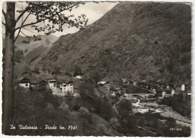 Piode - Vercelli - Valsesia - Viagg. 1956 -60121-