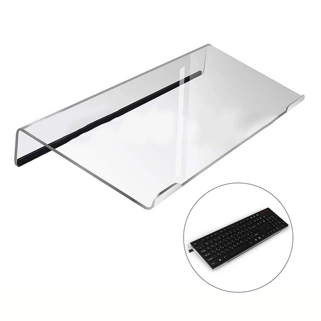 Materiale acrilico riser tastiera elegante e robusto per prestazioni di lunga du