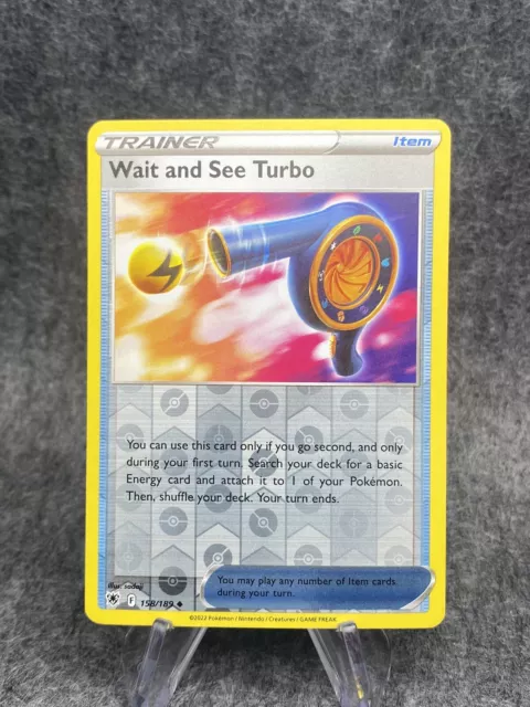 Pokémon TCG Wait and See Turbo Sw& Sh- Astral Radiance 158/189 Reverse Holo NM