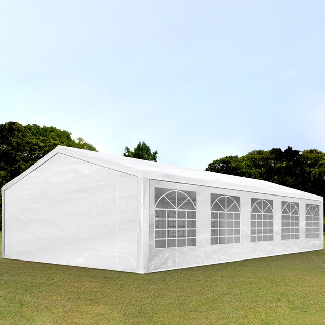 Partyzelt 5x10 M – Wasserdicht, Robust & Einfach Aufzubauen, Mit PVC-Plane 560 G/m²