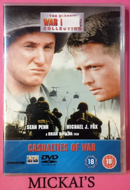 CASUALTIES OF WAR - THE CLASSIC WAR MOVIE COLLECTION DeAGOSTINI DVD PAL REGION 2