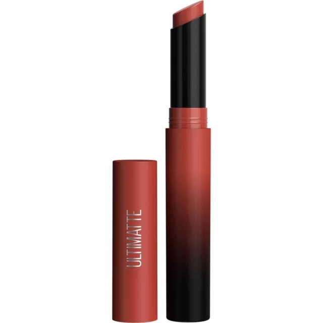 Maybelline New York Lèvres, Finition Mate Épais Couleur (Plus Rouille) 1.7g