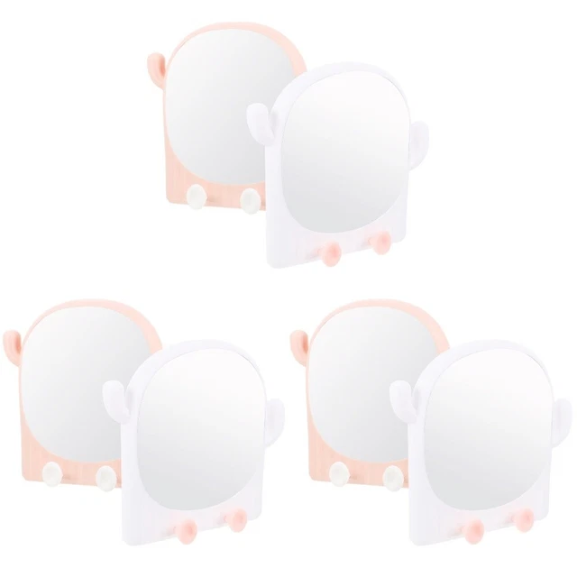 6 piezas espejo decorativo de pared portátil espejo de maquillaje para mujer espejo de maquillaje