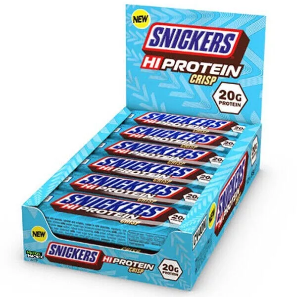 Snickers - HI Protein Bar - Crisp Milk Chocolate - 12x55g