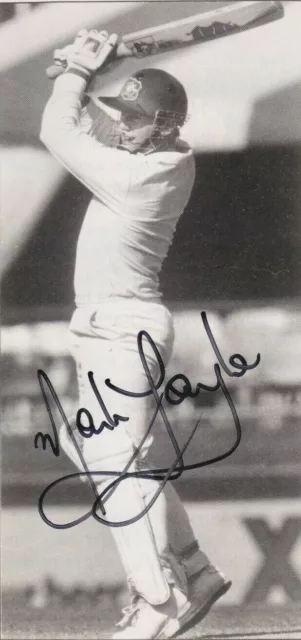 Australia Cricket MARK TAYLOR Signed Photo (D)d