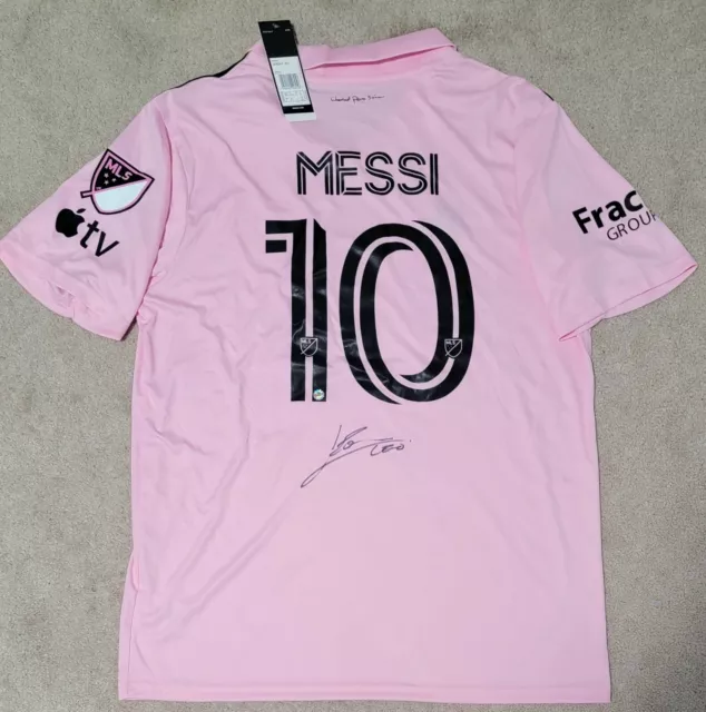 🔥Lionel Messi Signed Inter de Miami 2023 Jersey  w/COA!