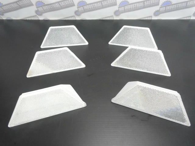 (Lotto Da 6) Stimsonite Commerciale Grado Protezione Railreflectors - Bianco -