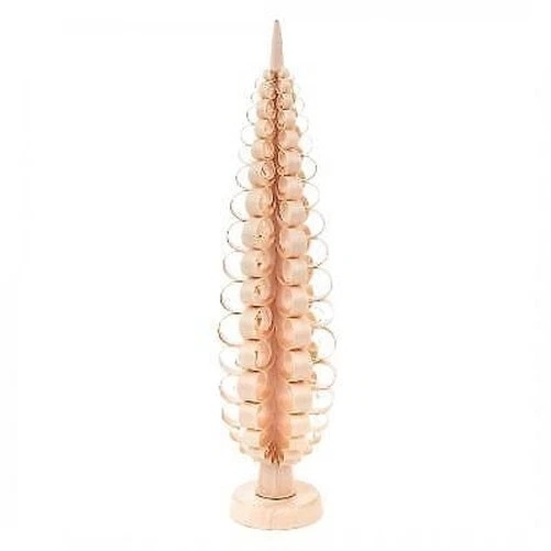 Decorazione da Tavola Albero Chip Natura Altezza 200mm Nuovo Legno di Natale