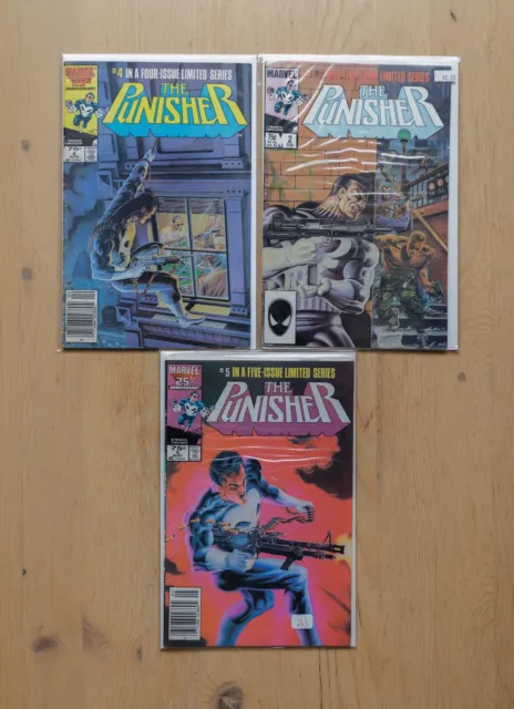 Punisher Vol 1 (1986,2,5,5) Vol 2 (1987,1,5-7,13,16-23) Marvel Comics Lot