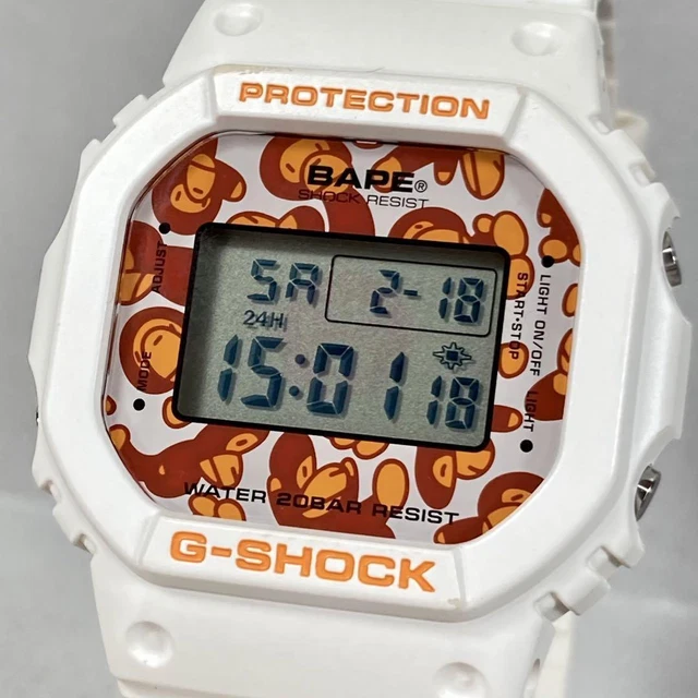 Casio G-shock APE Collaboration Baby Milo Beauty products DW-5600VT Tracking