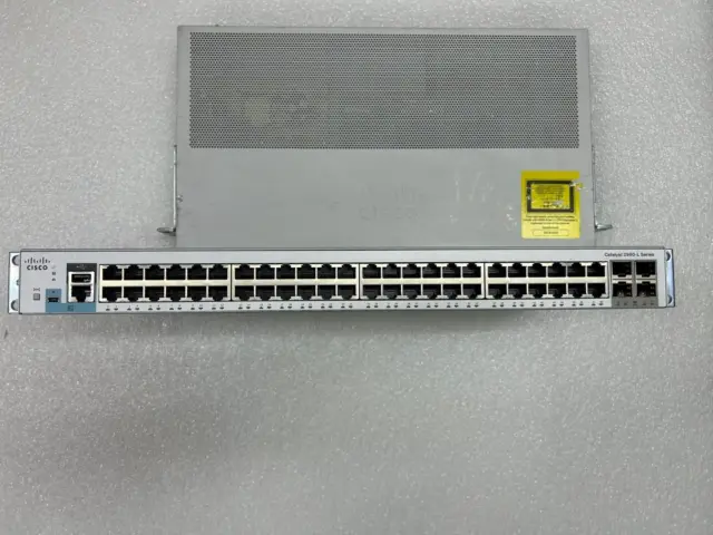 Cisco Catalyst WS-C2960L-48TS-LL 48-Port  with 4 SFP Ports Ethernet Switch