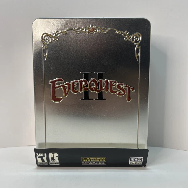 Everquest II Collector&#39;s Edition ウインドウズ EVERQUEST II 2 Collectors Edition PC Game w/ Coin Cloth Map