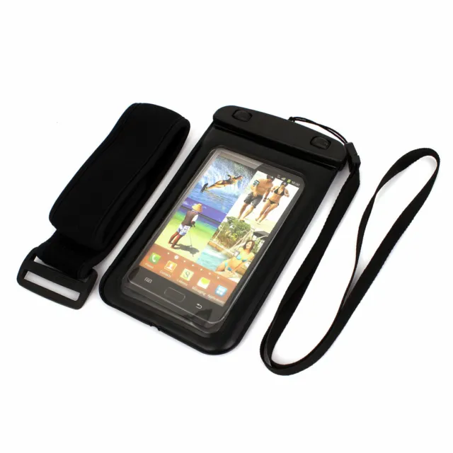 Waterproof Case Dry Bag Skin Cover Saver Pouch Black for Cell Phone
