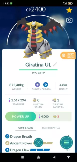 Pokemon Legends Arceus SHINY GIRATINA LV.100✨ALTERED FORM MAX