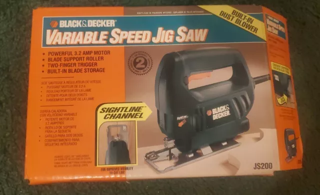 Black & Decker JS200 Variable Speed Jigsaw 120V 3.2A for Sale in
