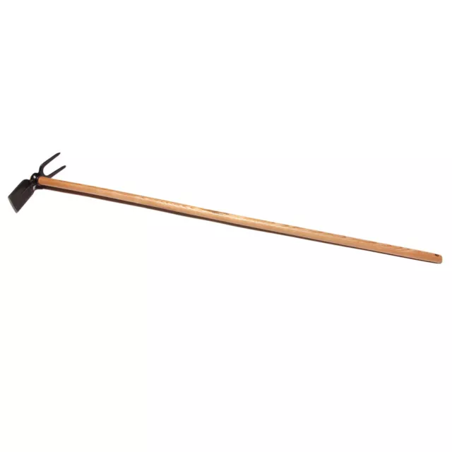 Krumpholz Gartenhacke mit Breitblatt 130cm Hacke Garten Gartenarbeit 2-Zinken