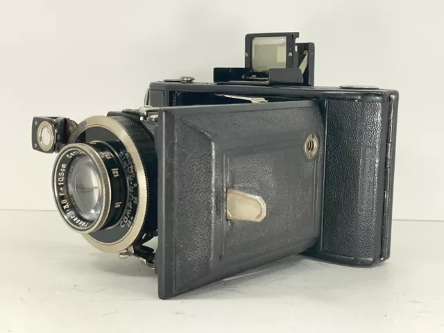 [ EXC+ 5 pour CET Âge ] Zeiss Ikon 520/2 Carl Jena Nr Tessar 105mm f3.8 Japon 2