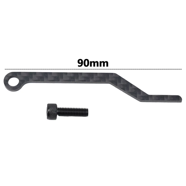 Guide-chaîne Vélo De Route 105 Mm - Aluminium, Anti-chute Chaîne, Protection Cadre Et Axe Central