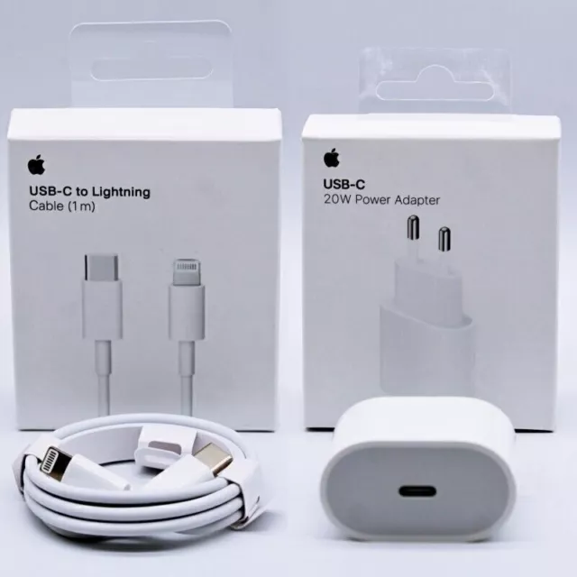 Apple 20W USB-C Netzteil Ladegerät  Adapter ladekabel iphone 13 14 Pro