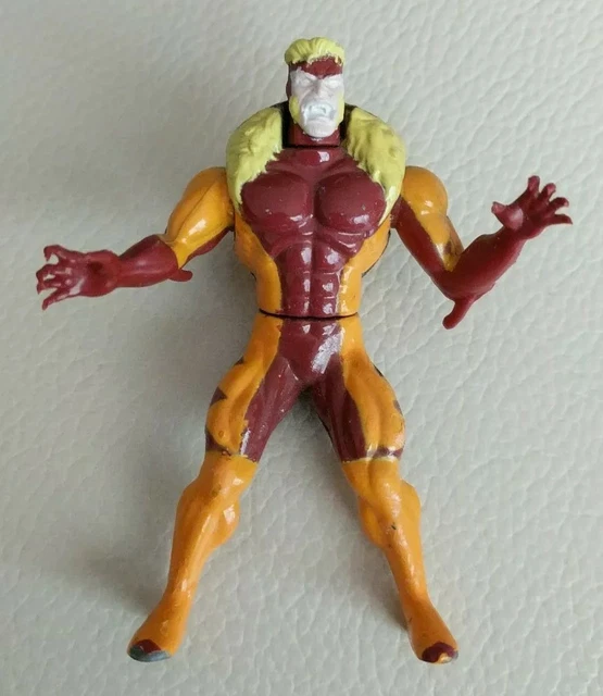 Marvel X-Men Steel Mutants Die-Cast Metal 2.75" Sabretooth - Loose