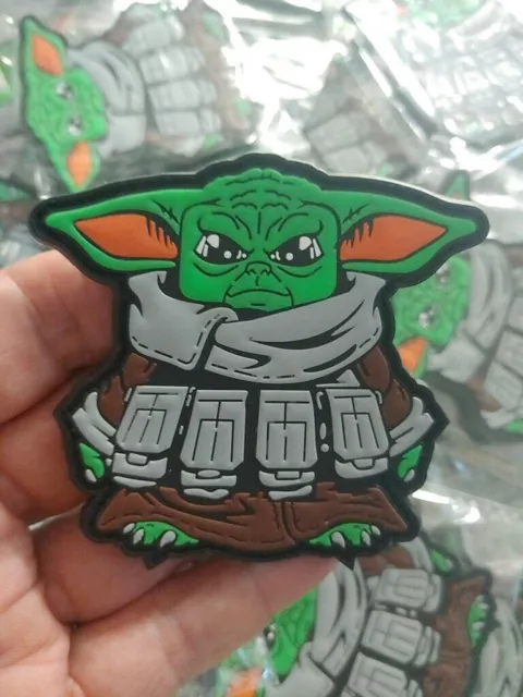 Yoda Tactique - Patch Pvc 3D