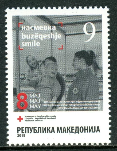 182 - MACEDONIA 2018 - Red Cross - MNH