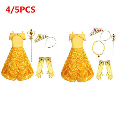 Princess Costume Dress Up Kids Baby  Girls Halloween Cosplay Fancy Party Outfit