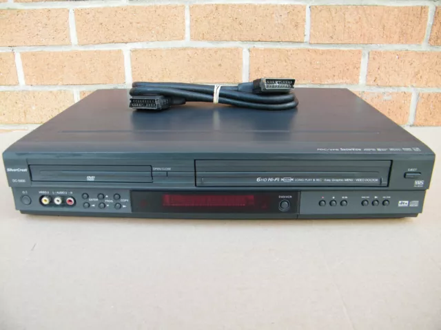 Combi DVD/VHS SilverCrest DC-5900 Hifi 6 Têtes Stéréo Pal/Secam Magnétoscope