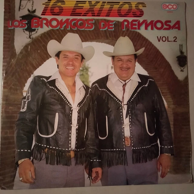Latin Los Broncos De Reynosa "16 Exitos Vol.2" Lp Rancheras & Norteños Vg+