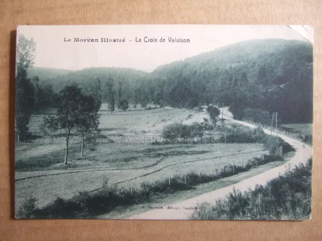 Cpa (58) La Croix De Valaison - Le Morvan Illustre.